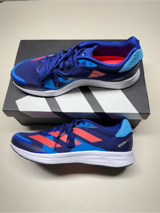 adidas Adizero RC 4 Men’s Running Shoes Size 11.5 Blue Orange New In Box GZ0181 main image 6